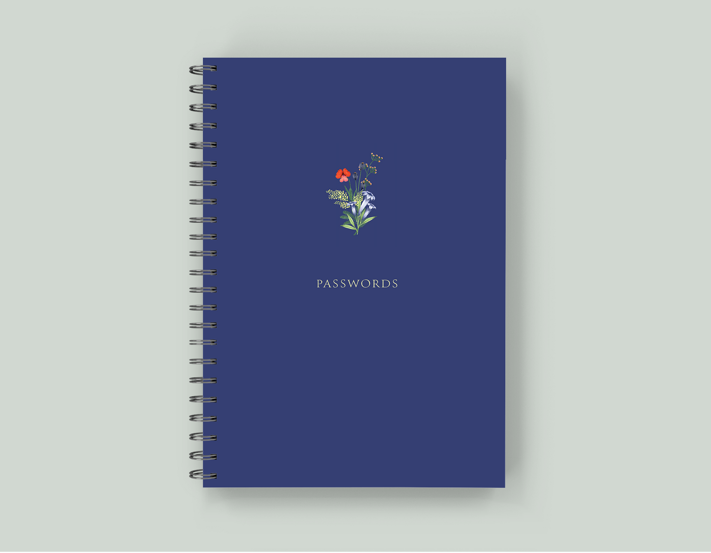 Password Book - Wire-O Spiral
