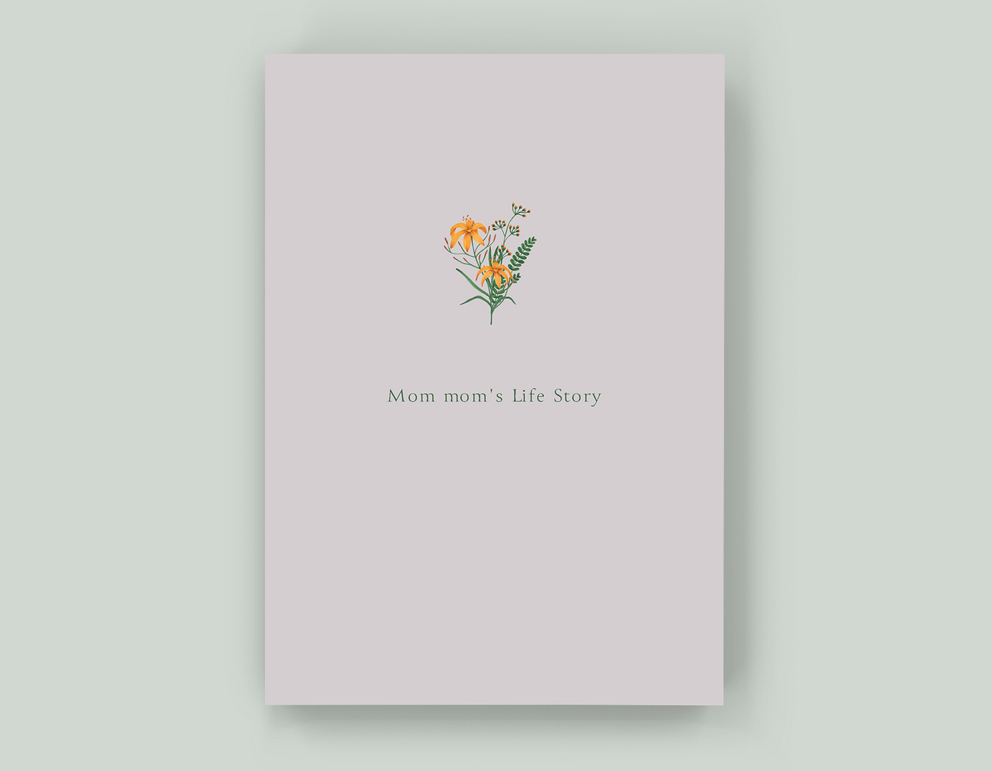 Mom mom's Life Story - Paperback