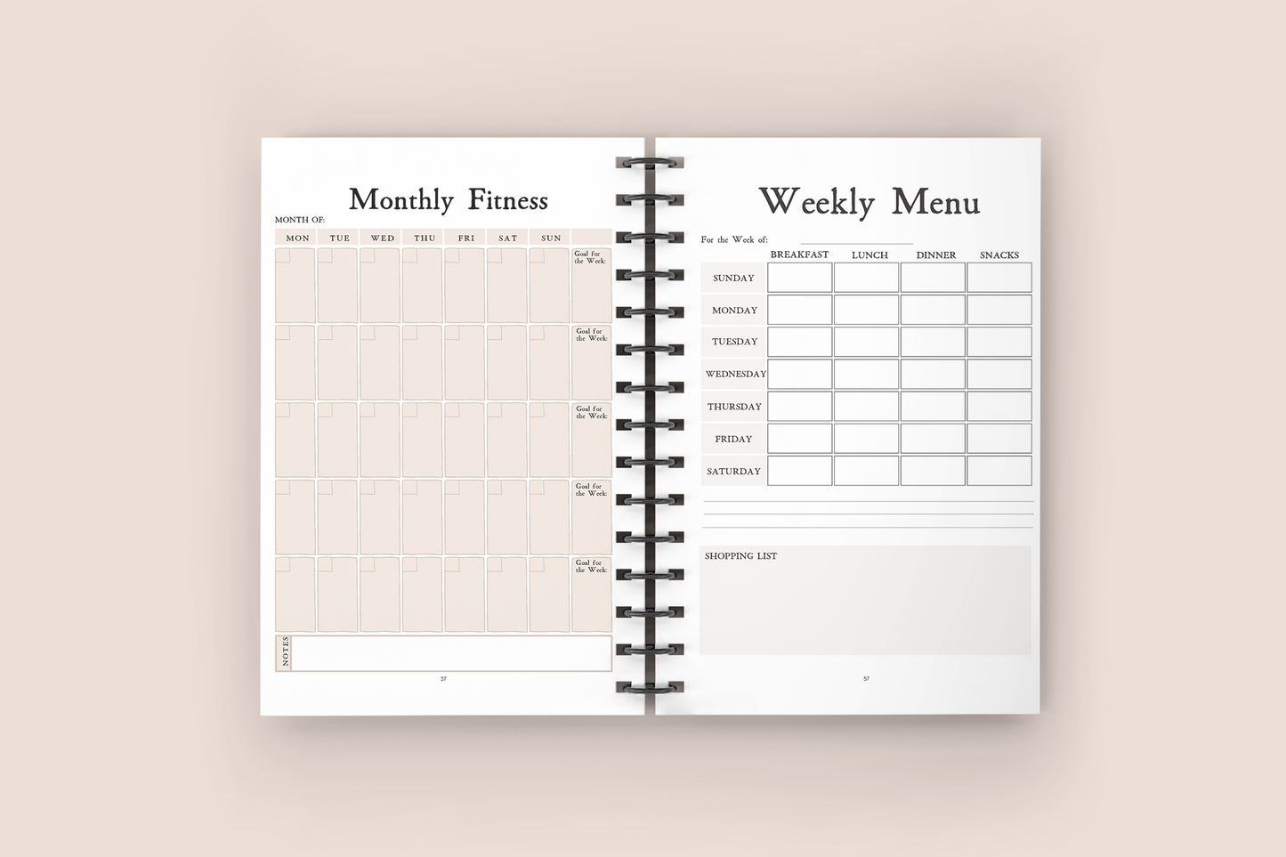 Weight Loss Journal - Wire-O